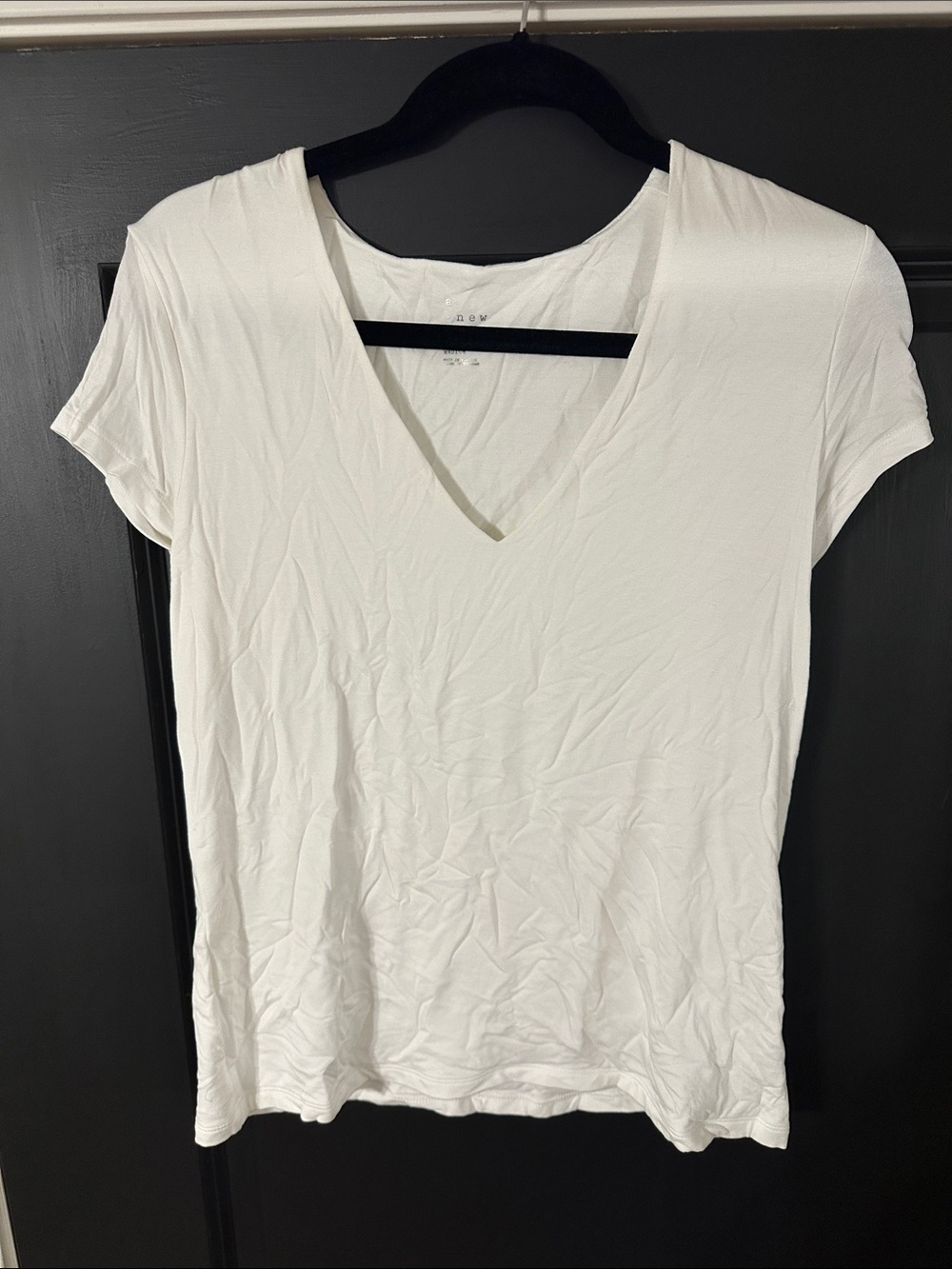 a new day White V-Neck Short Sleeve Tee